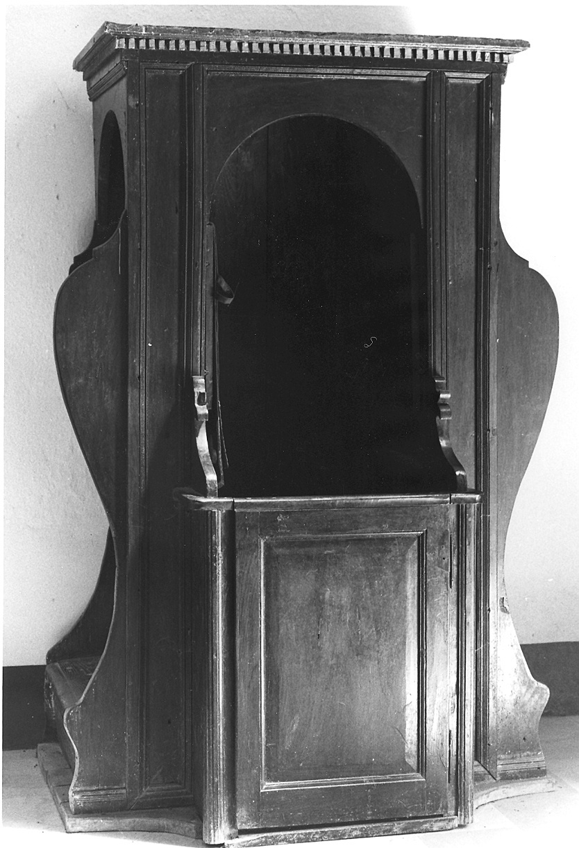 confessionale - ambito piacentino (fine sec. XVIII)