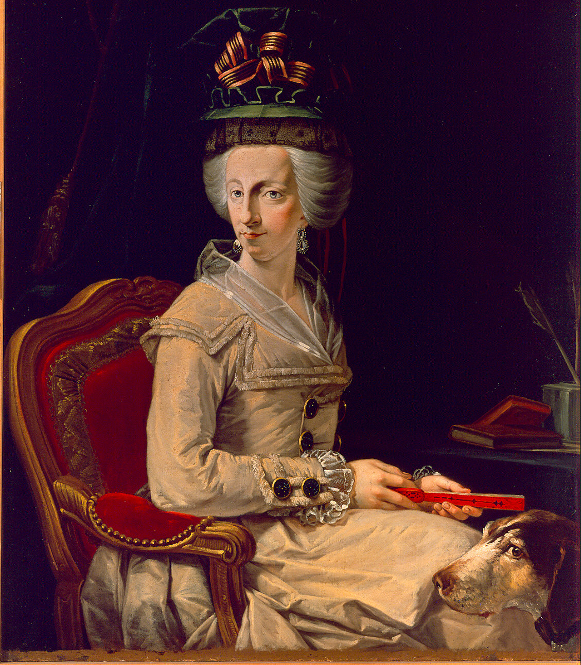 Maria Amalia d'Austria (dipinto) di Zoffany Johann (attribuito) (fine sec. XVIII)