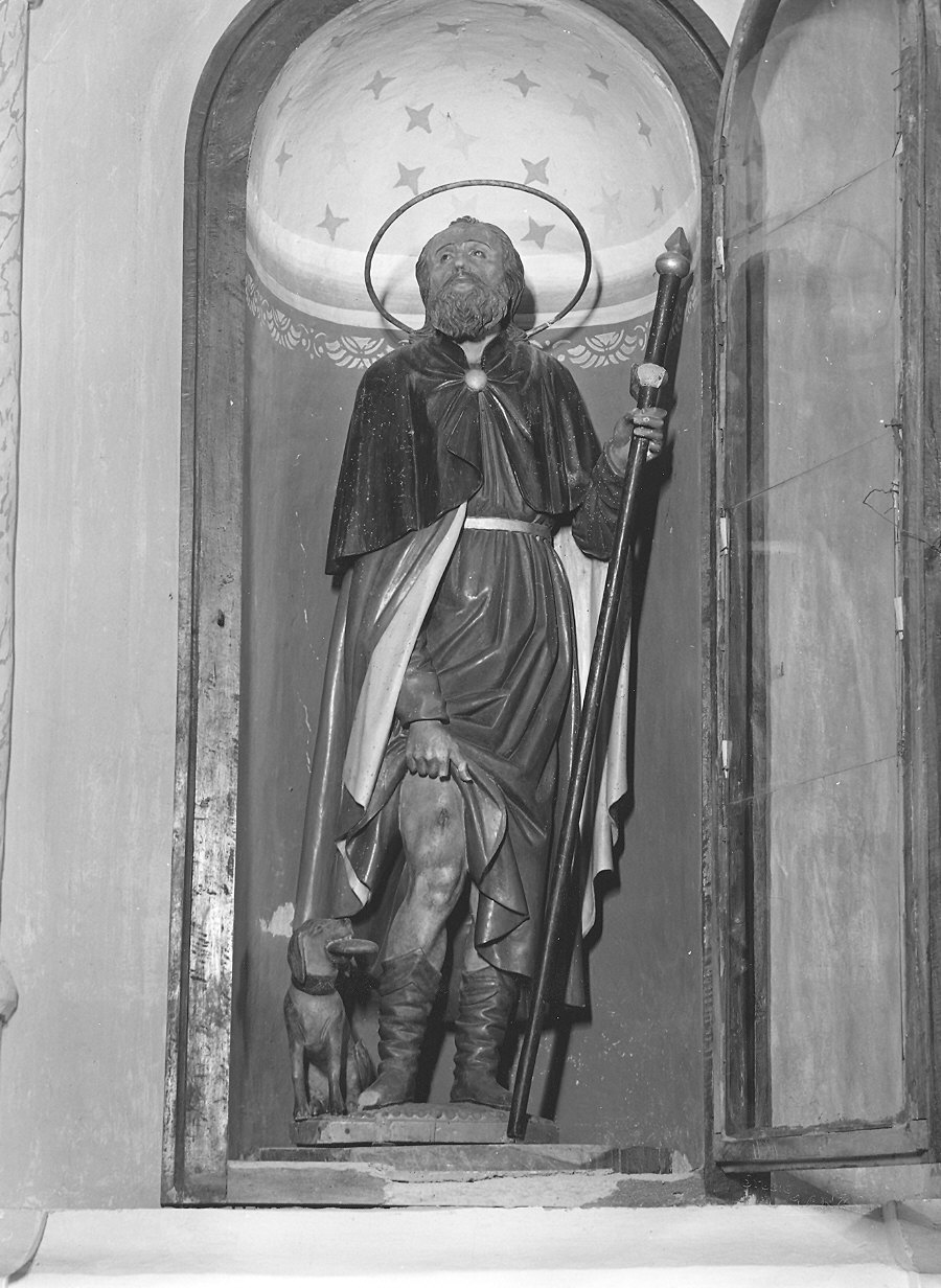 San Rocco (statua) - ambito piacentino (fine sec. XIX)