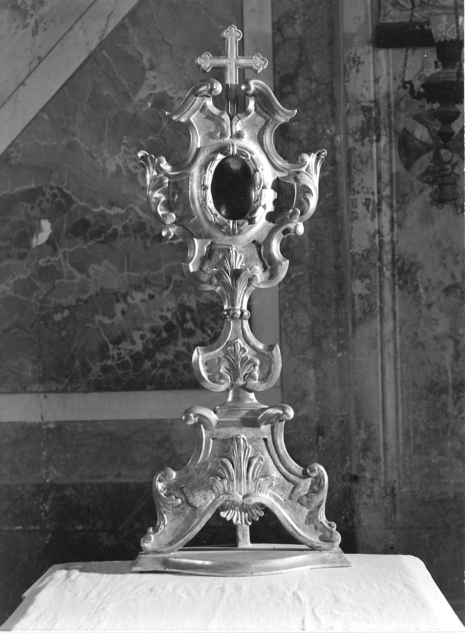 reliquiario - a ostensorio, serie - ambito piacentino (inizio sec. XIX)