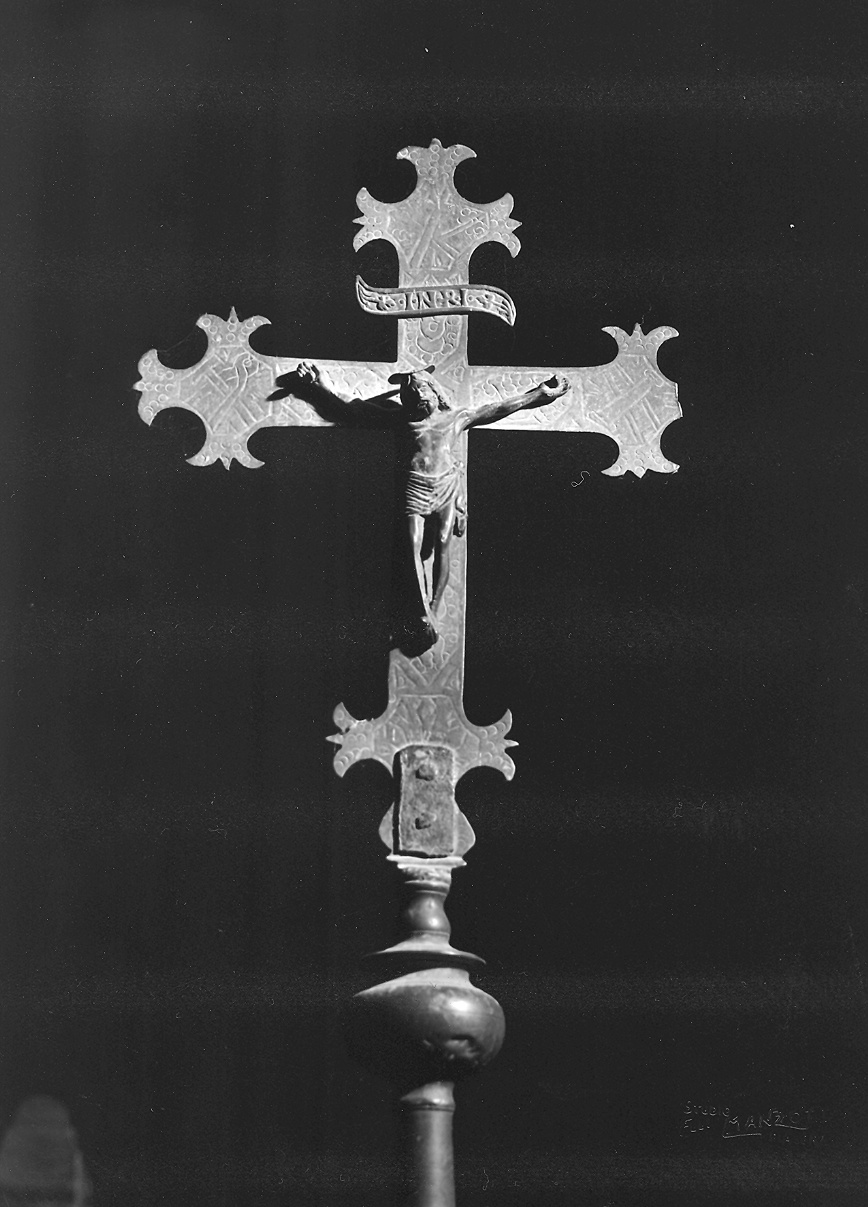croce processionale - ambito piacentino (inizio sec. XVIII)