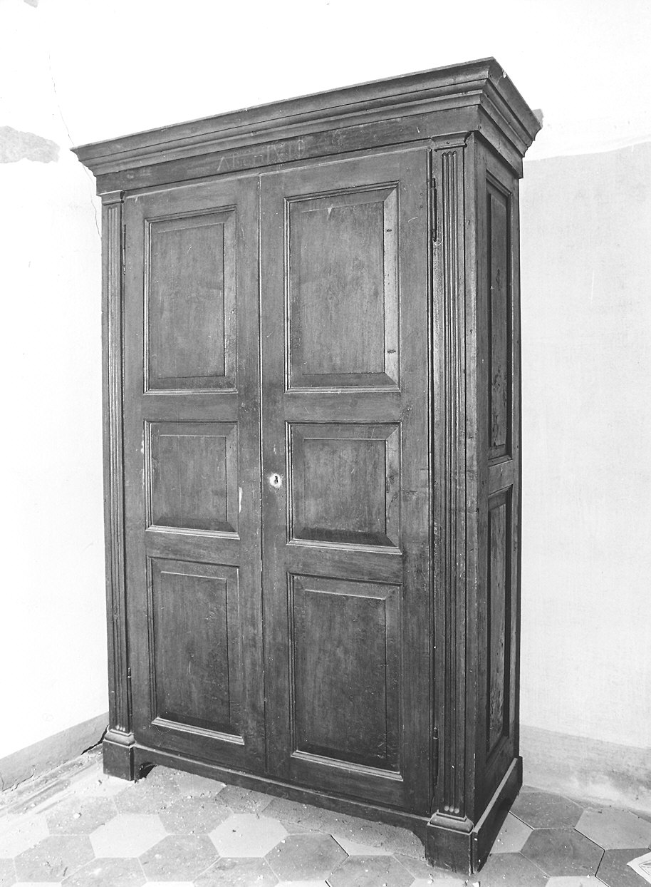 armadio - ambito piacentino (sec. XVIII)
