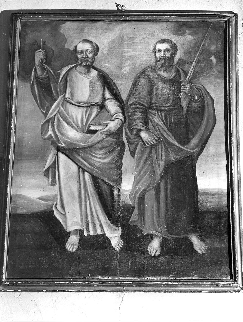 Santi Pietro e Paolo (dipinto) - ambito piacentino (inizio sec. XIX)