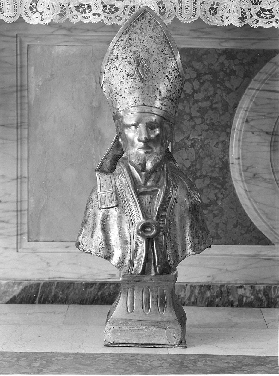 reliquiario - a busto, serie - ambito piacentino (sec. XIX)