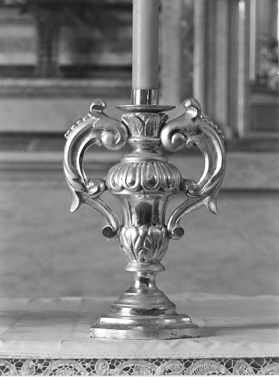 vaso d'altare per composizione floreale, serie - ambito piacentino (sec. XIX)