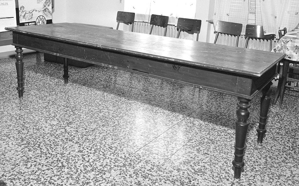 tavolo - ambito piacentino (seconda metà sec. XIX)