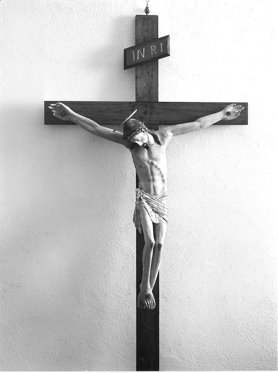 crocifisso - ambito piacentino (prima metà sec. XX)