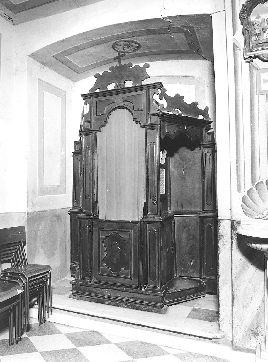 confessionale - ambito piacentino (sec. XVIII)