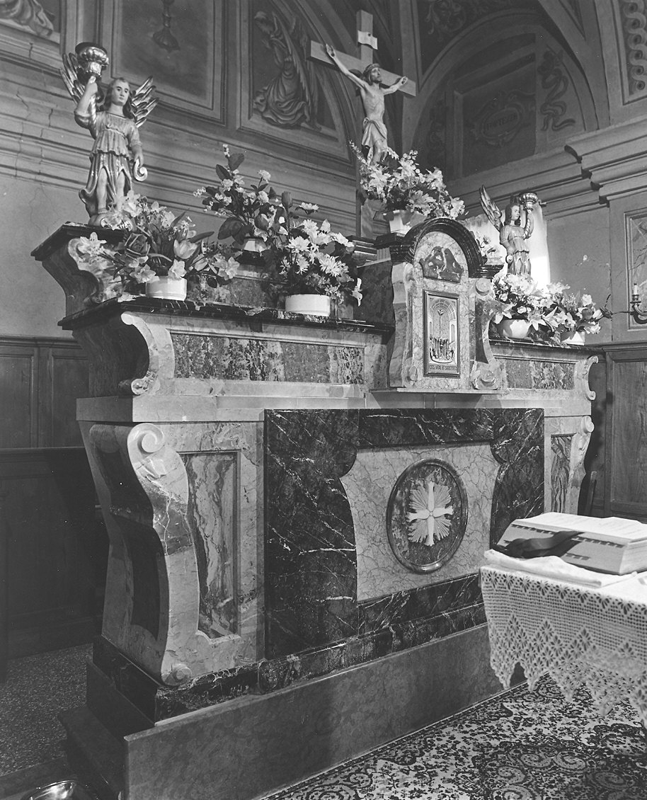 altare maggiore - ambito piacentino (inizio sec. XX)