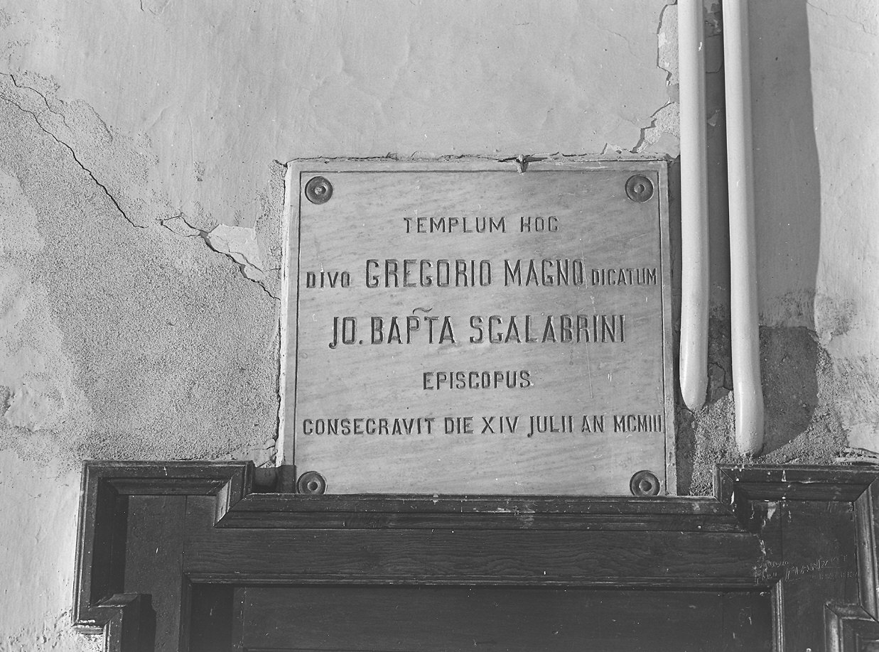 lapide documentaria - ambito piacentino (sec. XX)