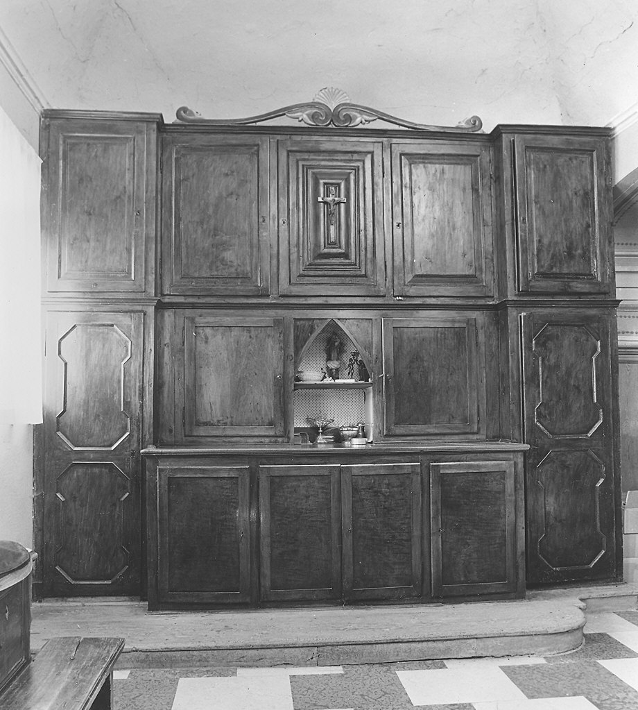 mobile da sacrestia - ambito piacentino (sec. XIX)