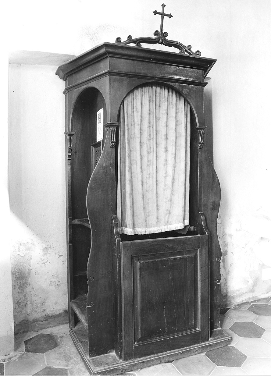 confessionale - ambito piacentino (fine sec. XVIII)