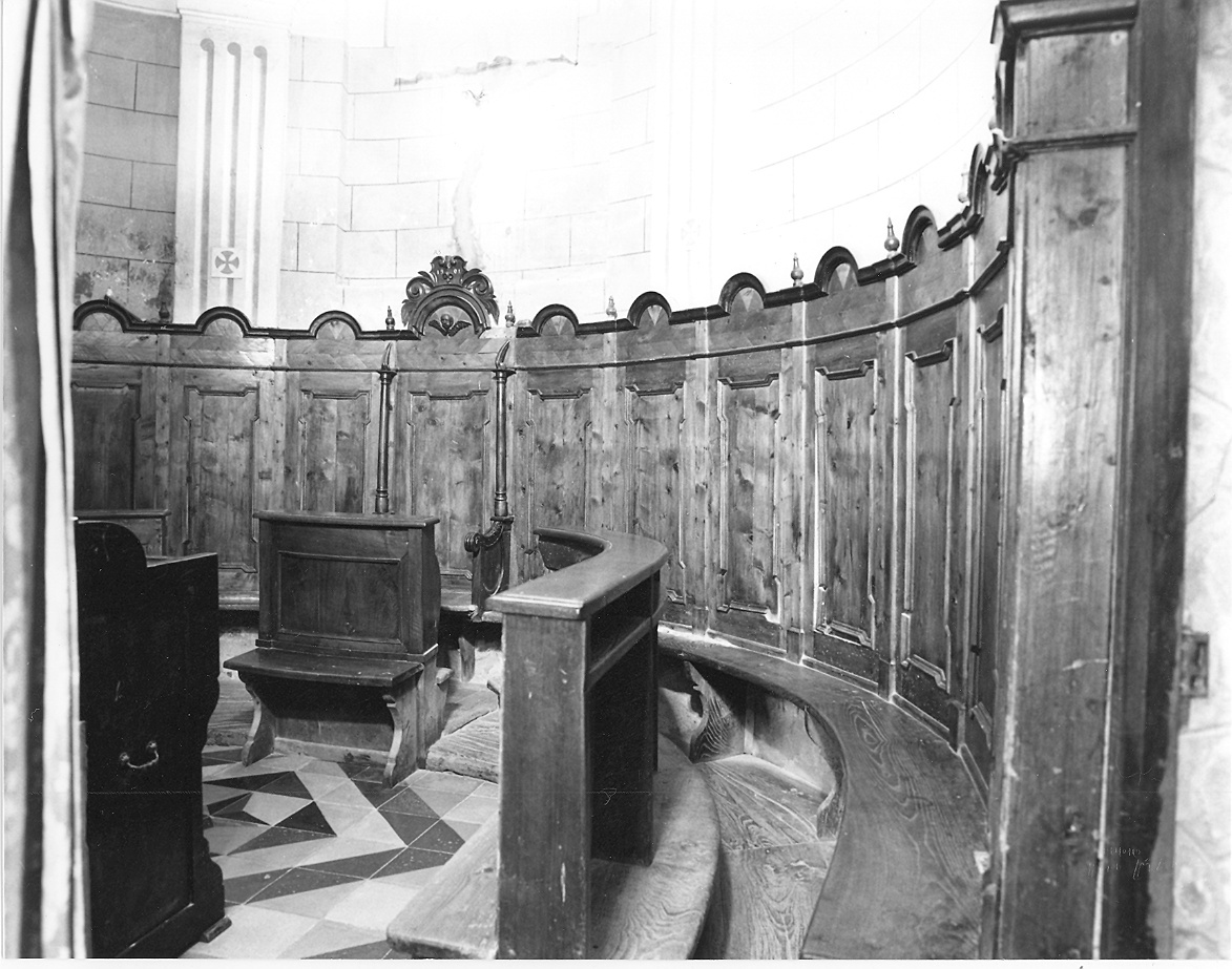 stalli del coro - ambito piacentino (sec. XX)