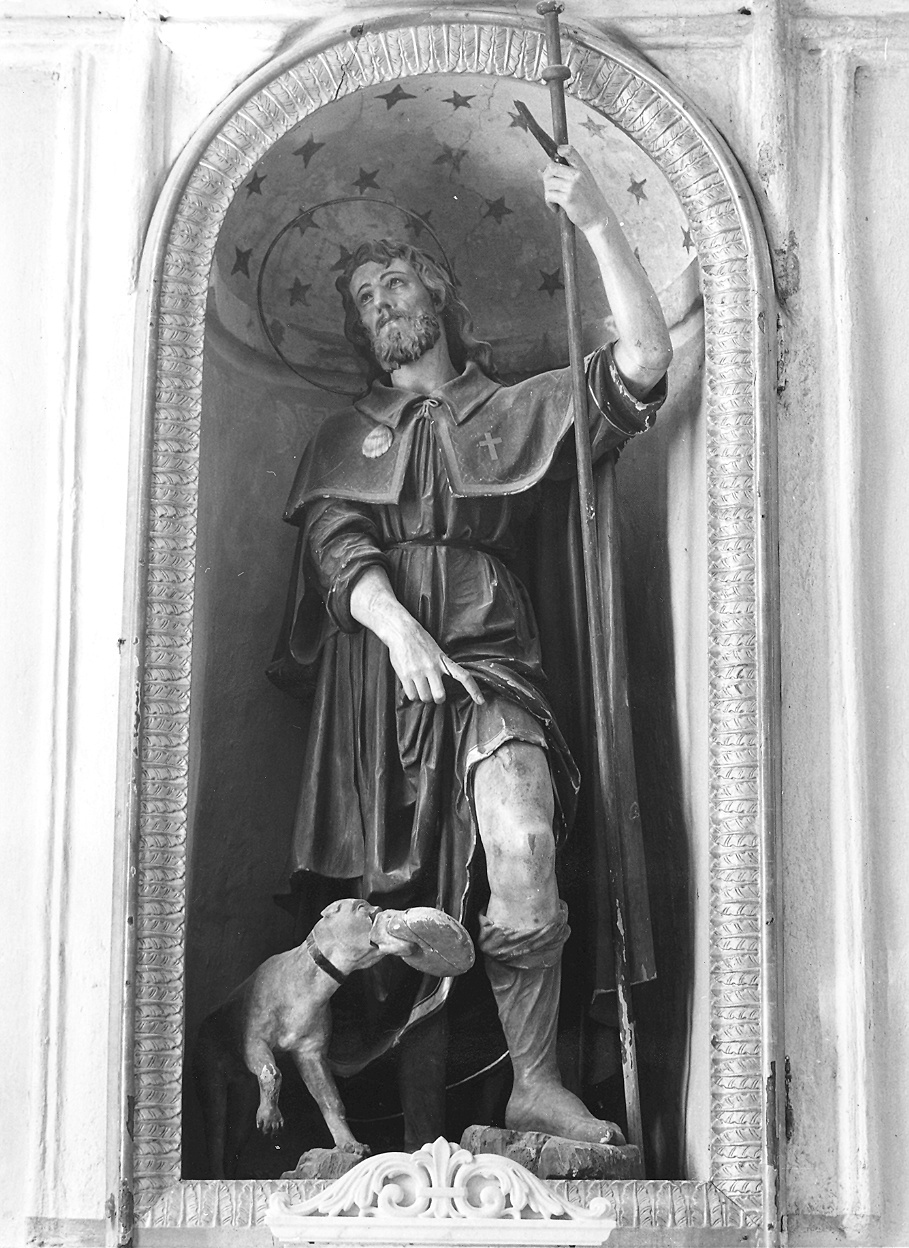 San Rocco (statua) - ambito piacentino (fine sec. XIX)