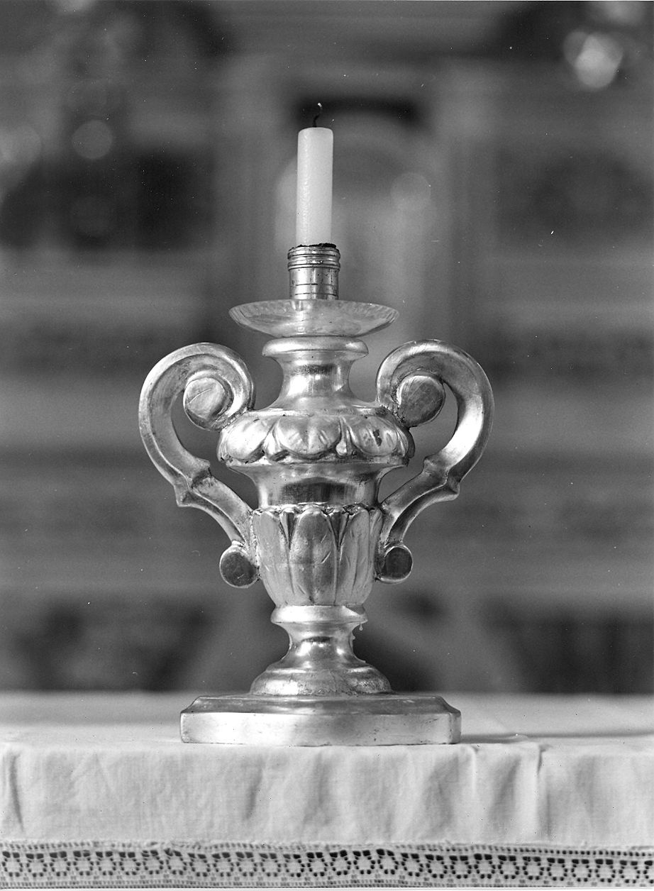 vaso d'altare per composizione floreale, serie - ambito piacentino (sec. XIX)