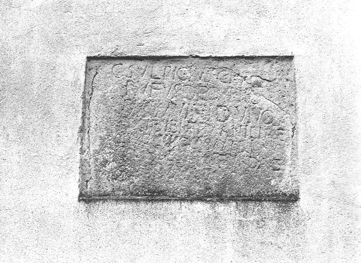 lastra tombale - ambito piacentino (secc. IV/ V)