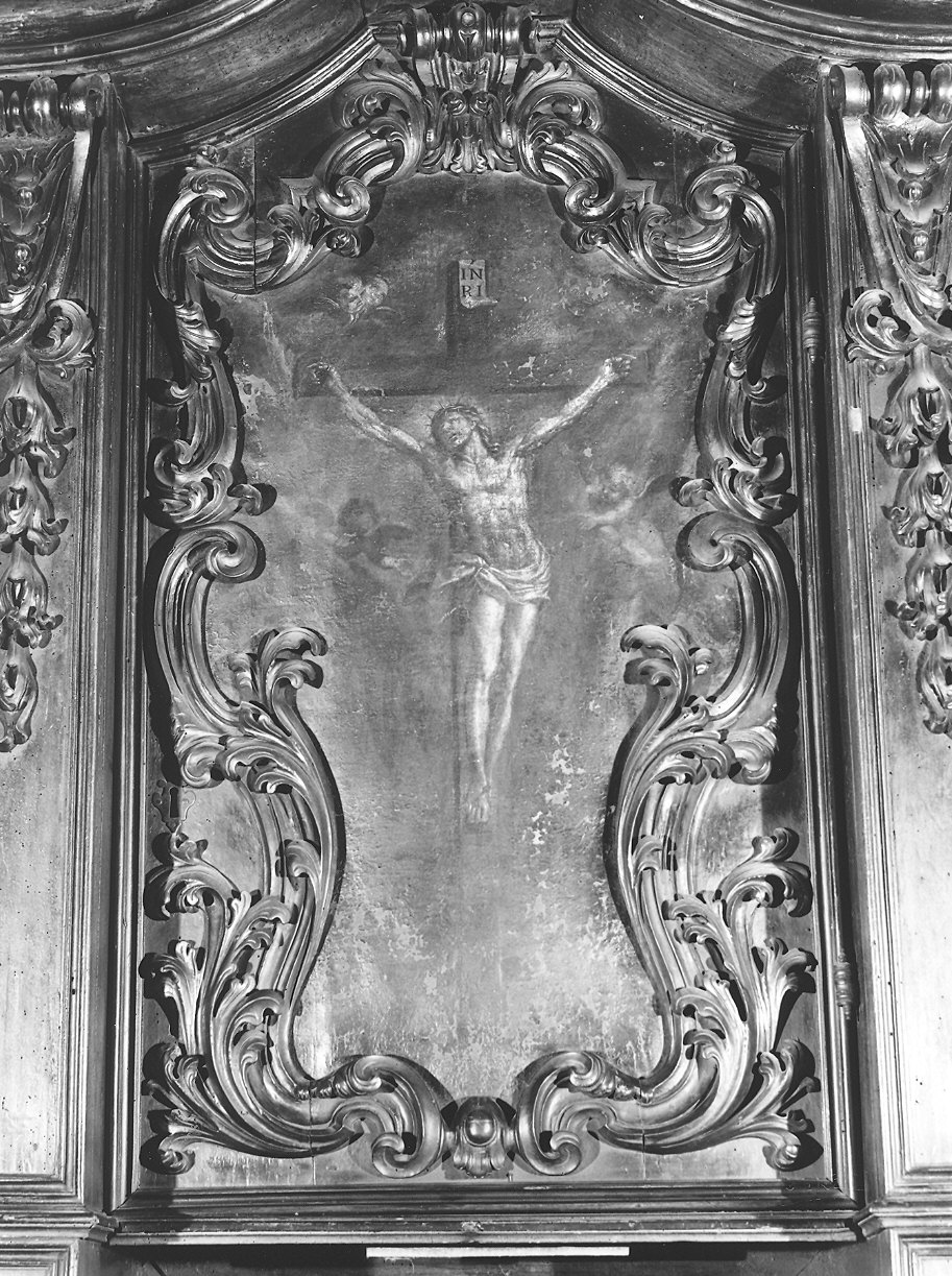 crocifissione (dipinto, elemento d'insieme) - ambito piacentino (secondo quarto sec. XVIII)