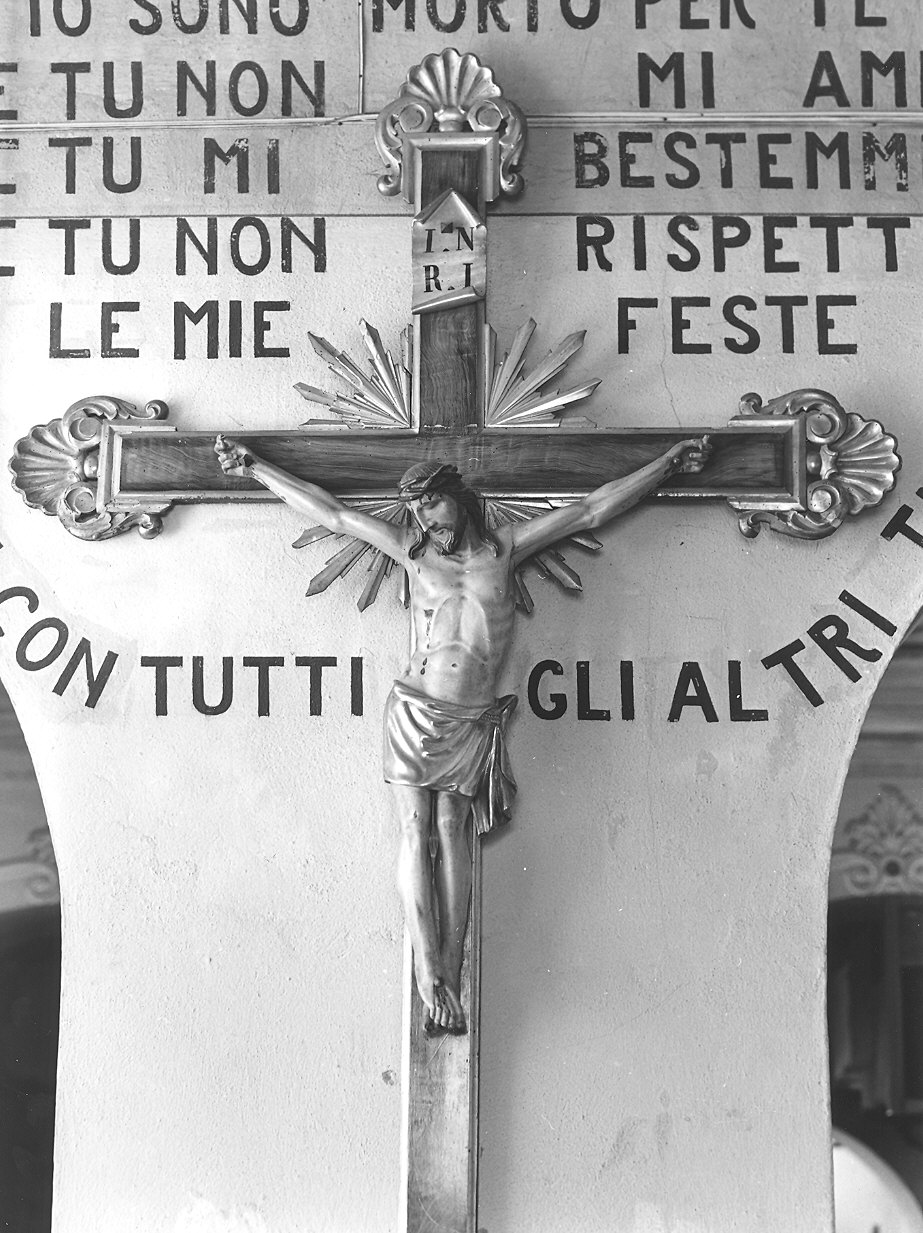 crocifisso - ambito ligure (?) (sec. XX)