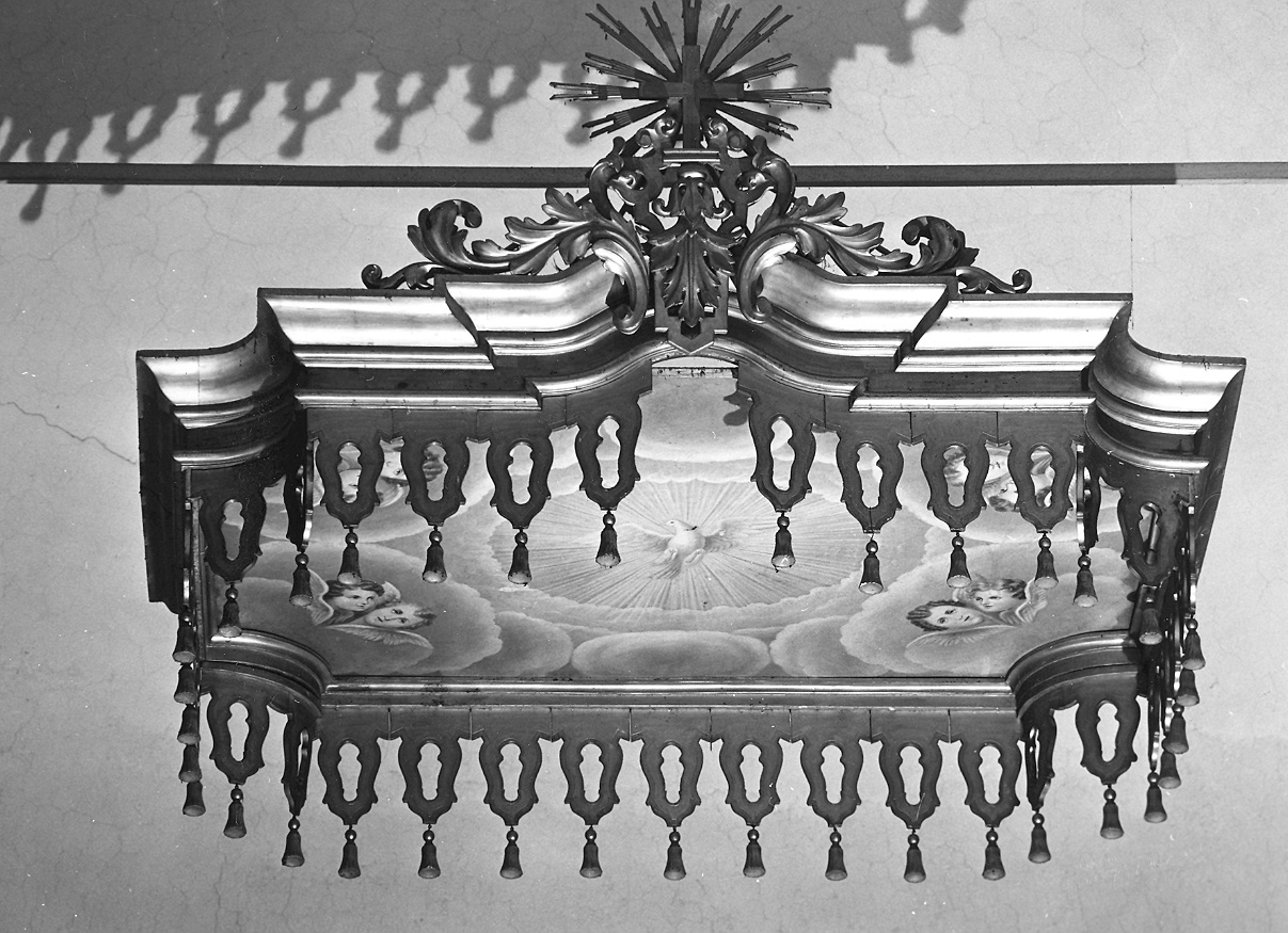 baldacchino d'altare - ambito piacentino (seconda metà sec. XIX)