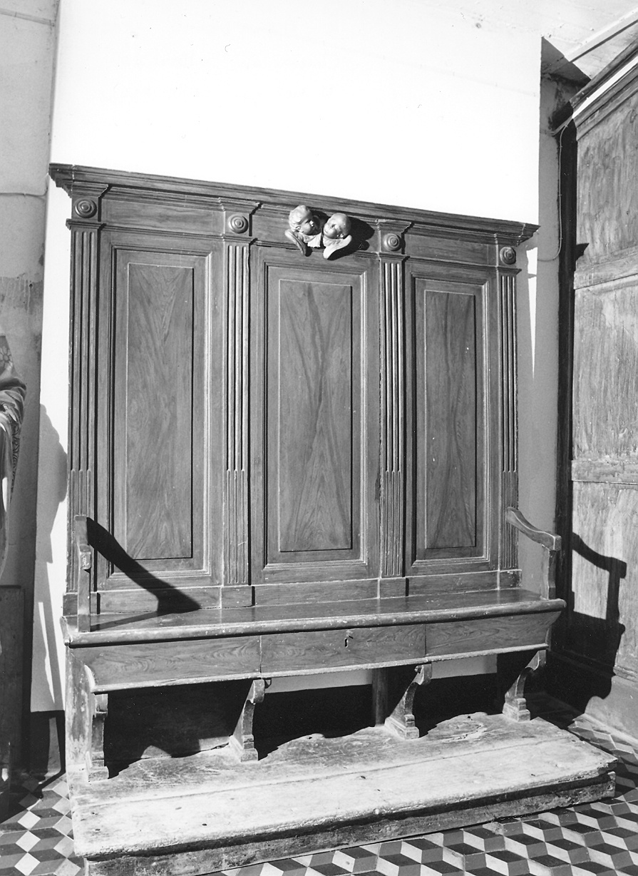 banco del celebrante - ambito piacentino (sec. XIX)