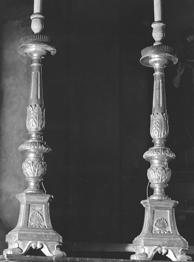 candeliere, serie - ambito piacentino (fine/inizio secc. XVIII/ XIX)