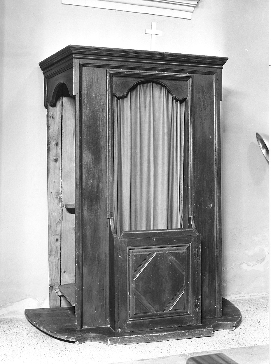 confessionale - ambito piacentino (sec. XIX)