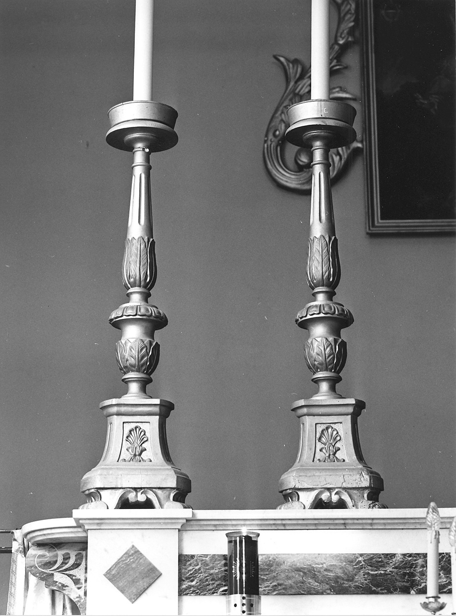 candeliere, serie - ambito piacentino (fine/inizio secc. XVIII/ XIX)