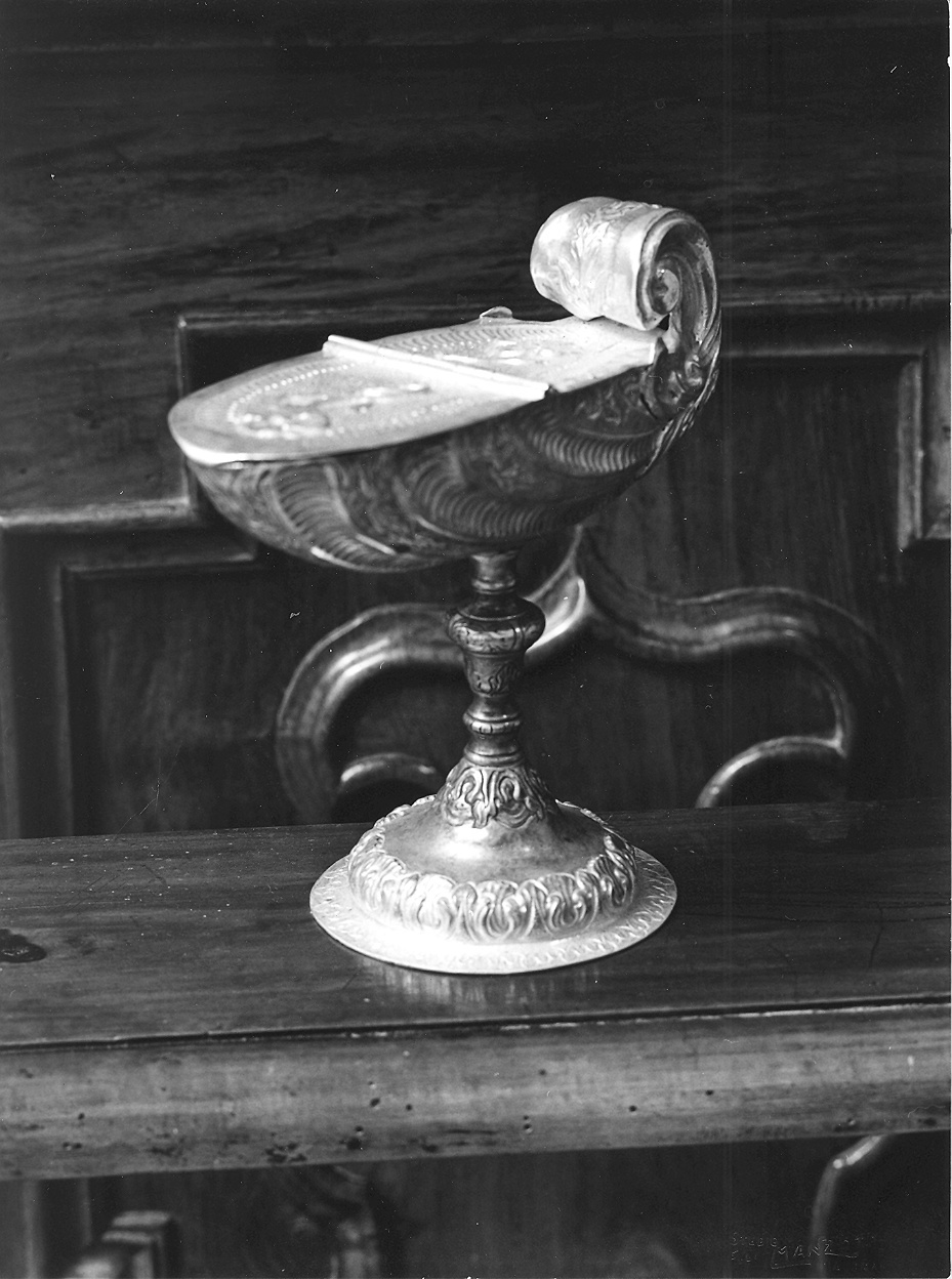 navicella portaincenso - ambito piacentino (metà sec. XVIII)