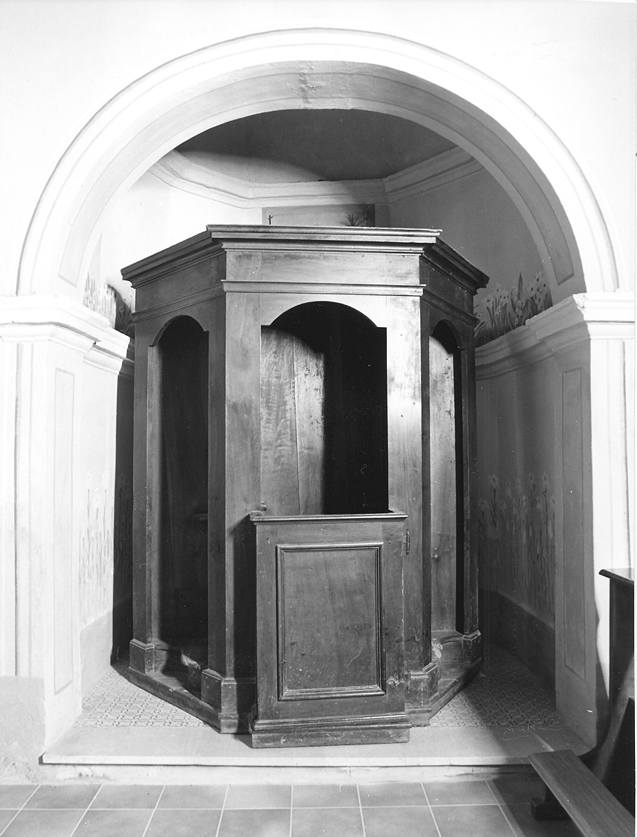 confessionale - ambito piacentino (sec. XIX)