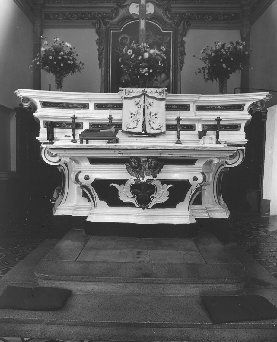 altare maggiore - ambito piacentino (fine sec. XVIII)