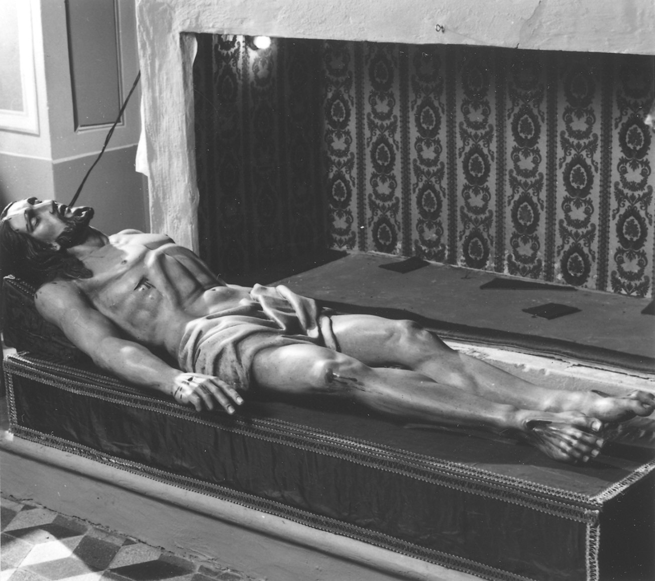 Cristo morto (statua) - ambito piacentino (sec. XVII)