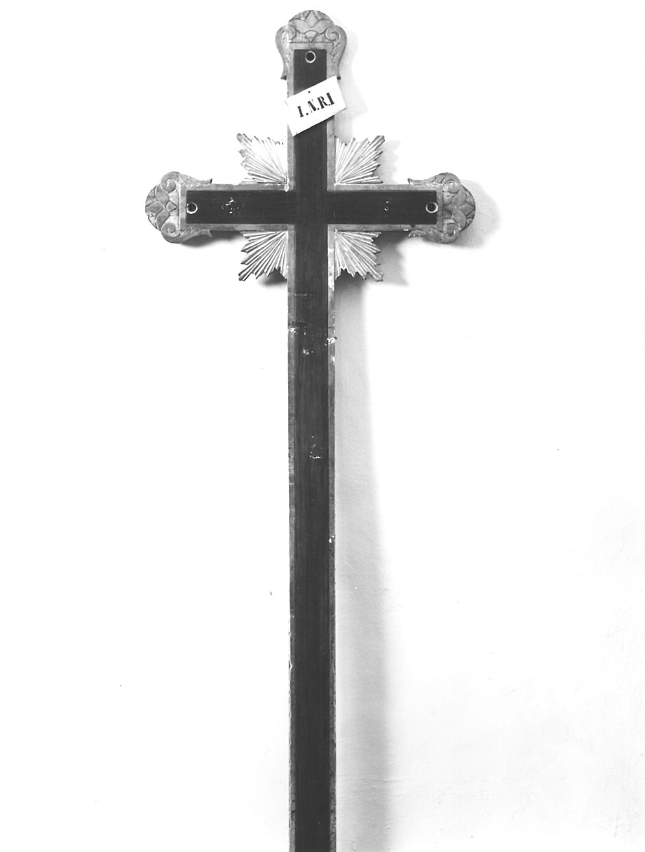 croce di confraternita - ambito piacentino (sec. XVIII)