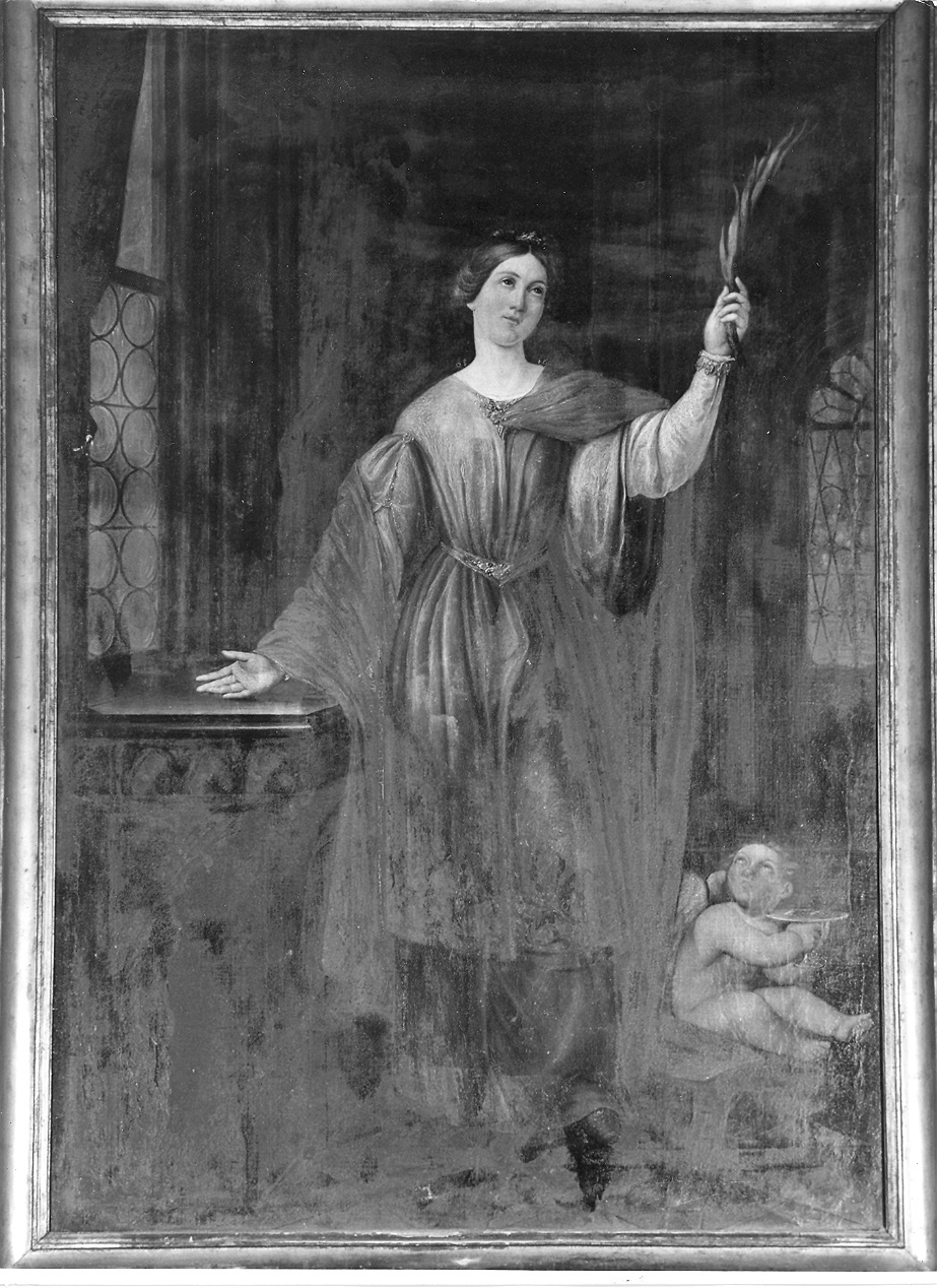 Santa Lucia (dipinto) di Gemmi Antonio (sec. XIX)