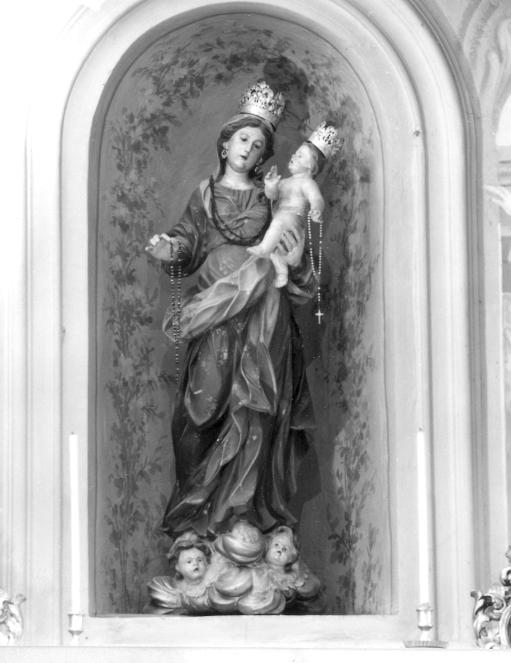 Madonna del Rosario (statua) - ambito piacentino (prima metà sec. XVIII)