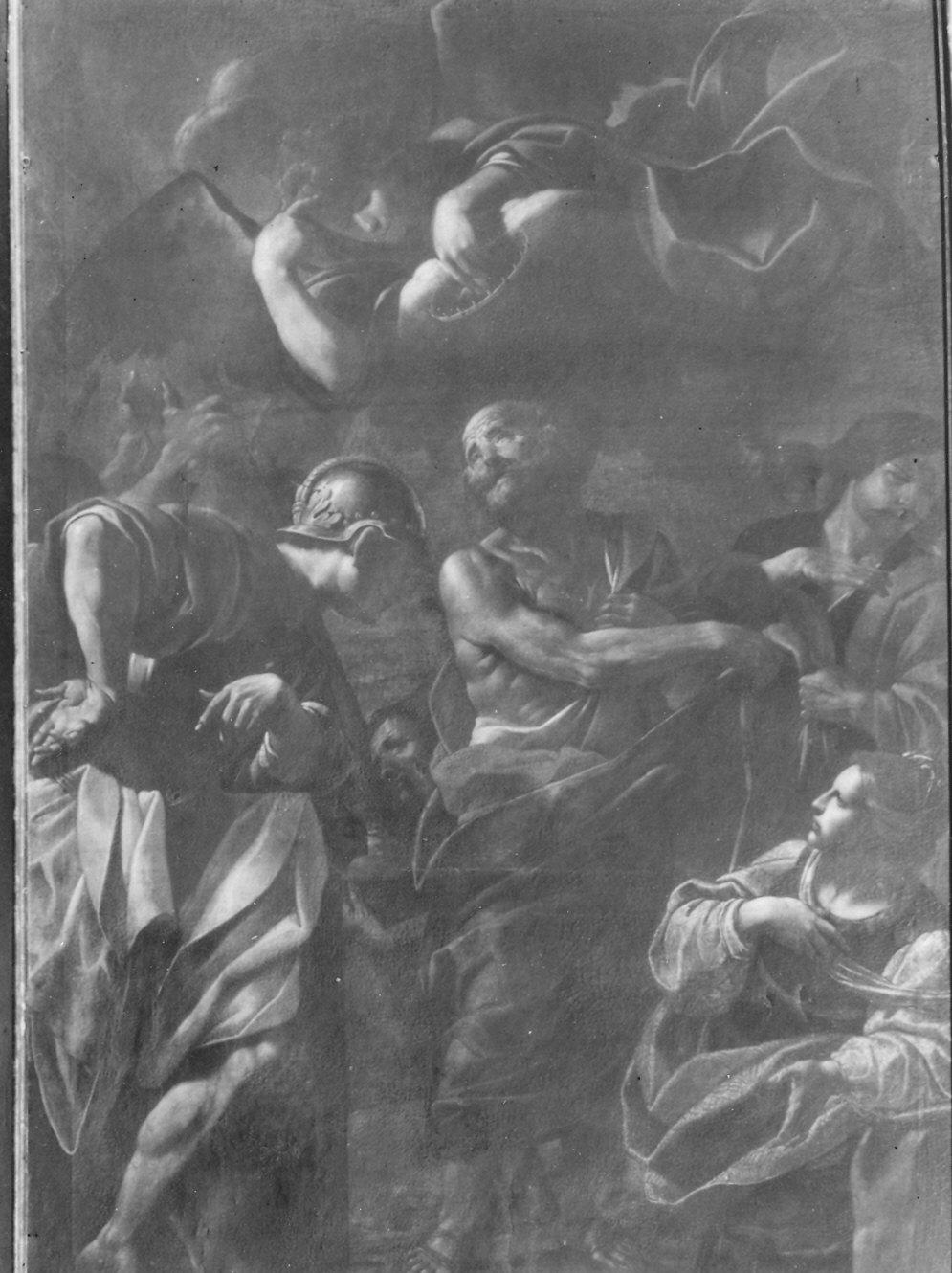 Sant'Andrea condotto al martirio (dipinto) di Gavasetti Camillo (sec. XVII)