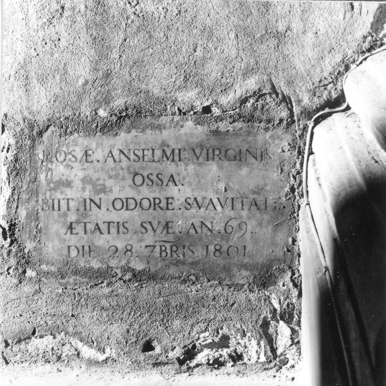 lapide tombale - ambito piacentino (sec. XIX)