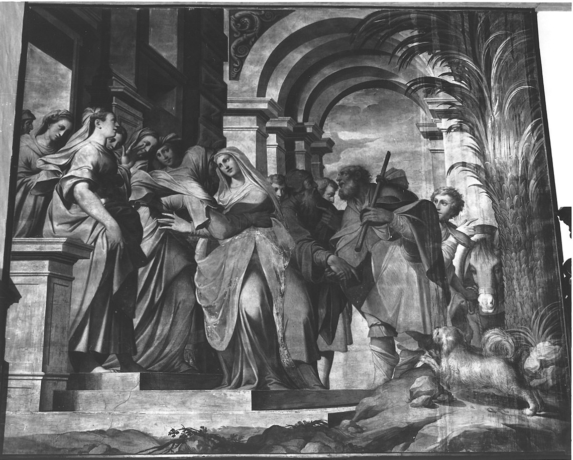 visitazione (dipinto) di Procaccini Camillo (sec. XVII)