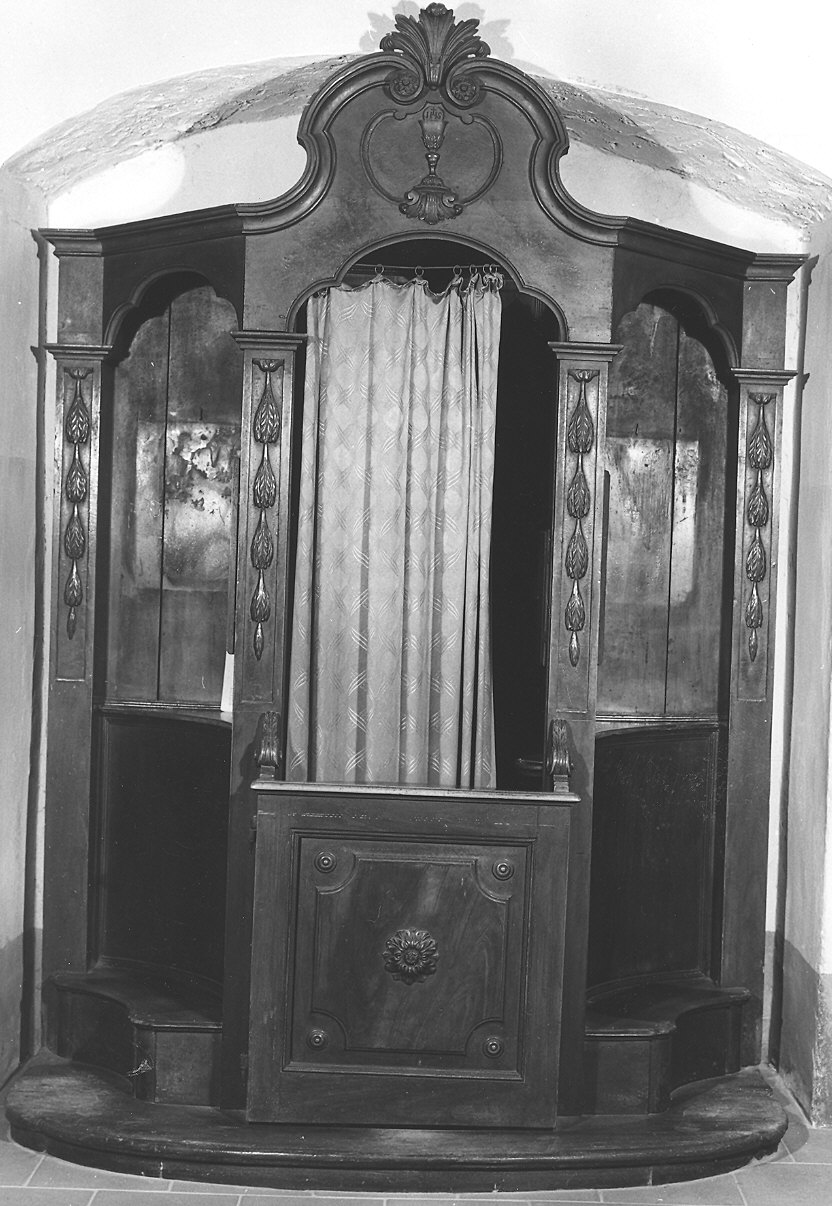 confessionale - ambito piacentino (primo quarto sec. XIX)