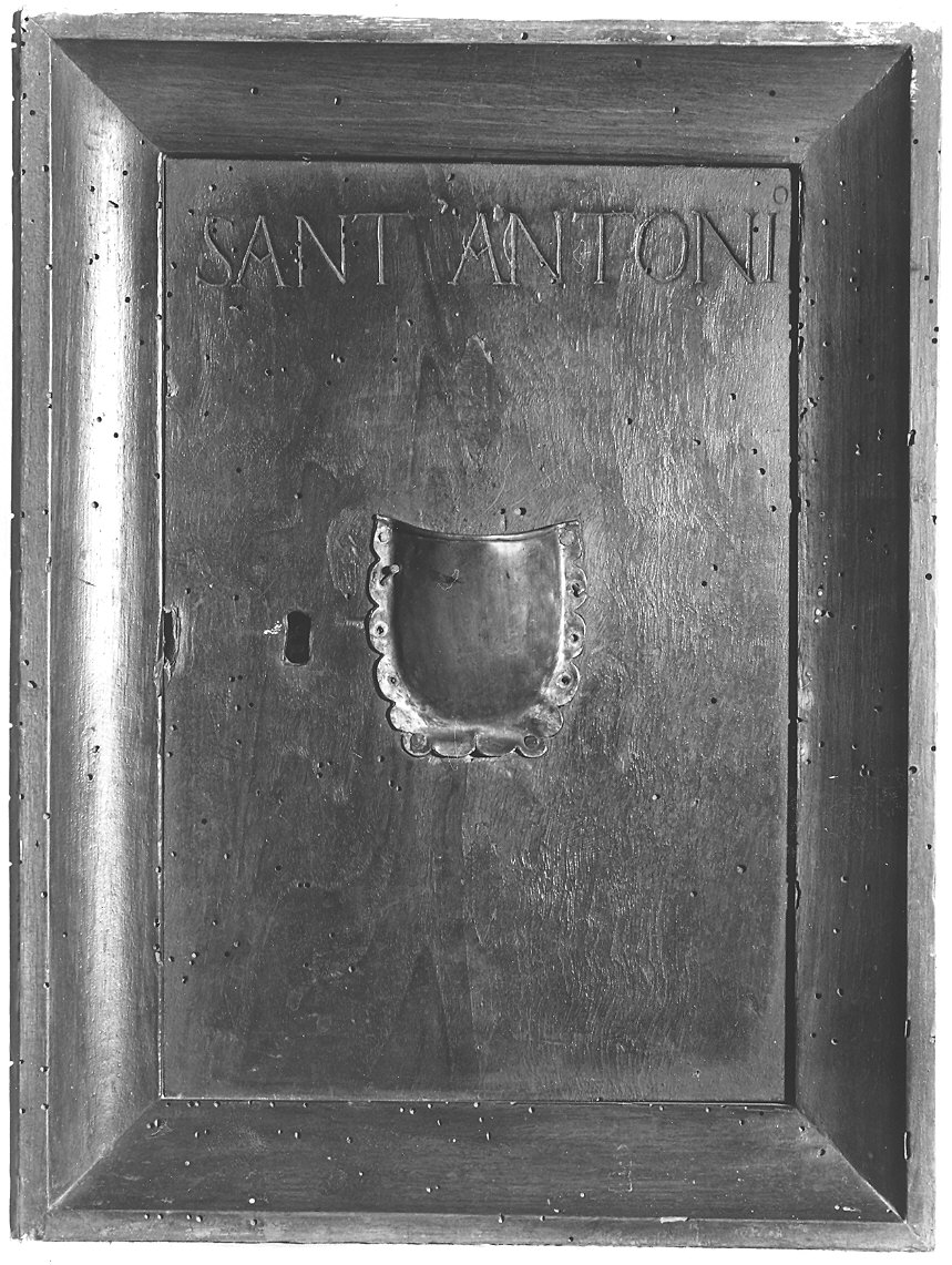 anta di armadietto, serie - ambito piacentino (sec. XIX)