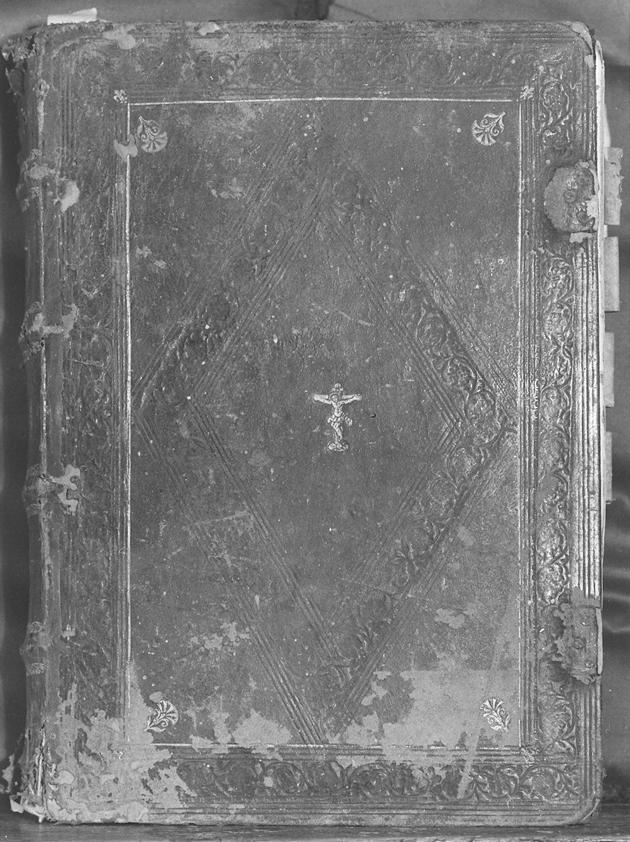 coperta di libro liturgico - ambito Italia settentrionale (fine sec. XVII)