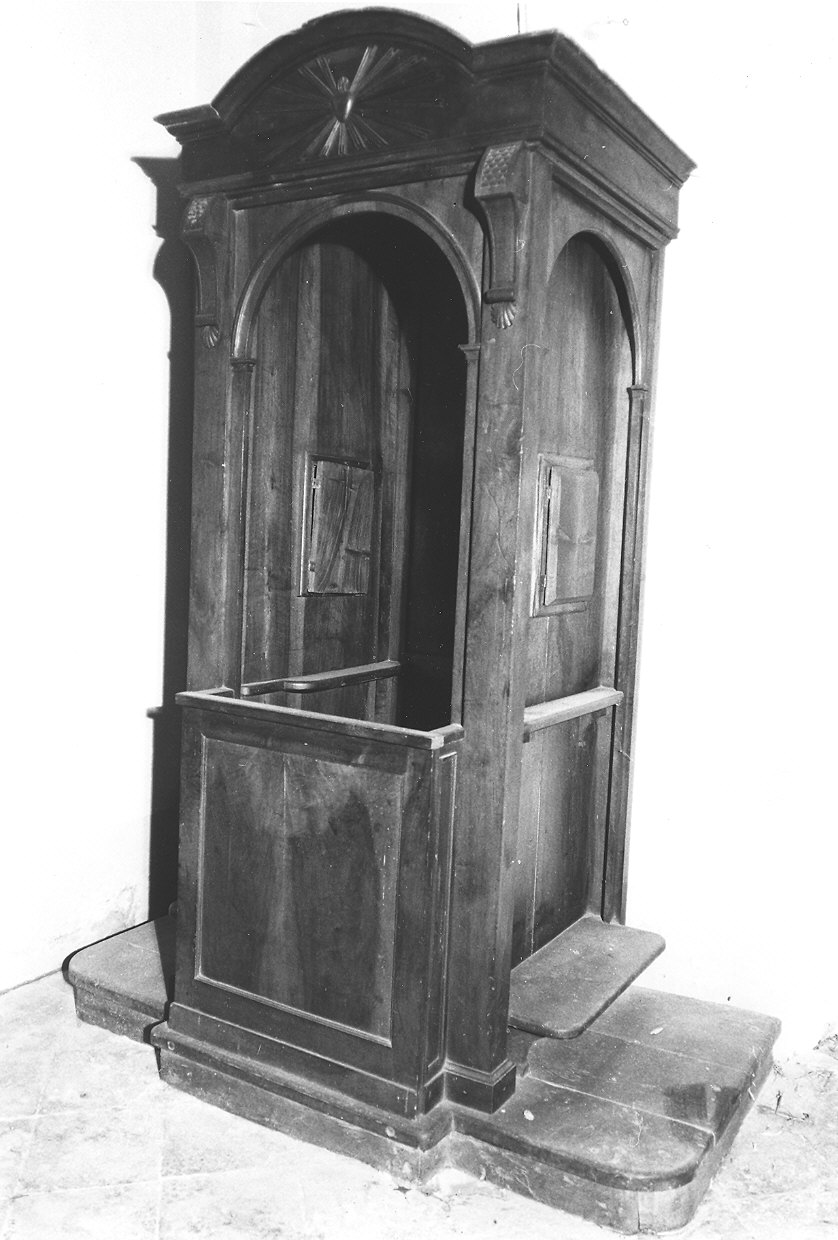 confessionale - ambito piacentino (sec. XIX)