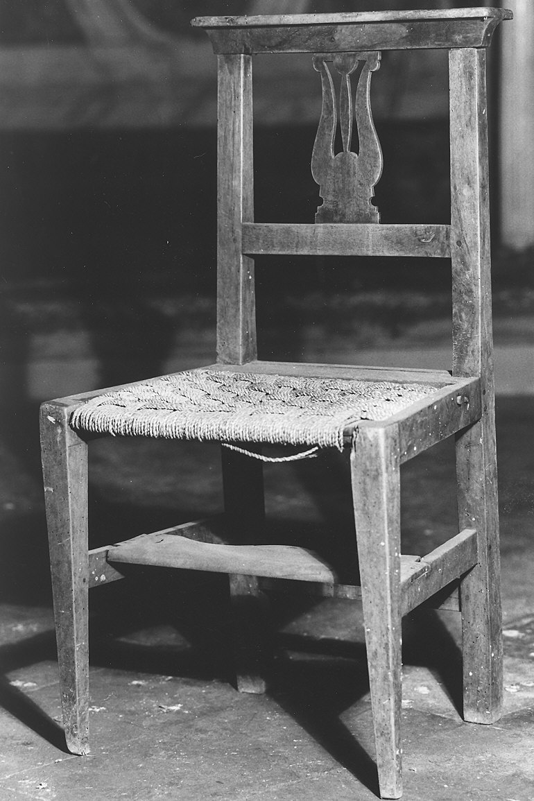 seggiola, serie - ambito piacentino (sec. XIX)