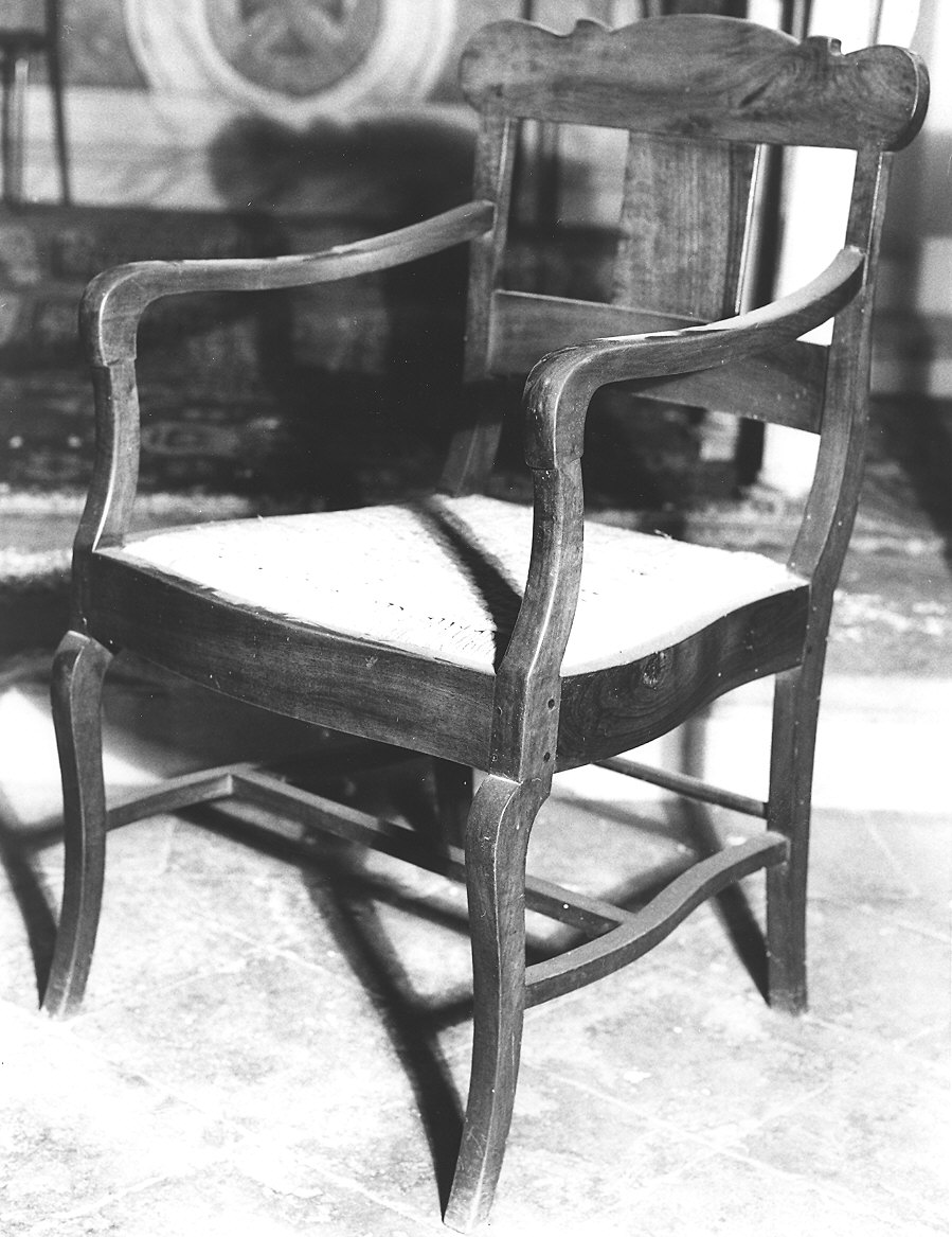 poltroncina - ambito piacentino (sec. XIX)
