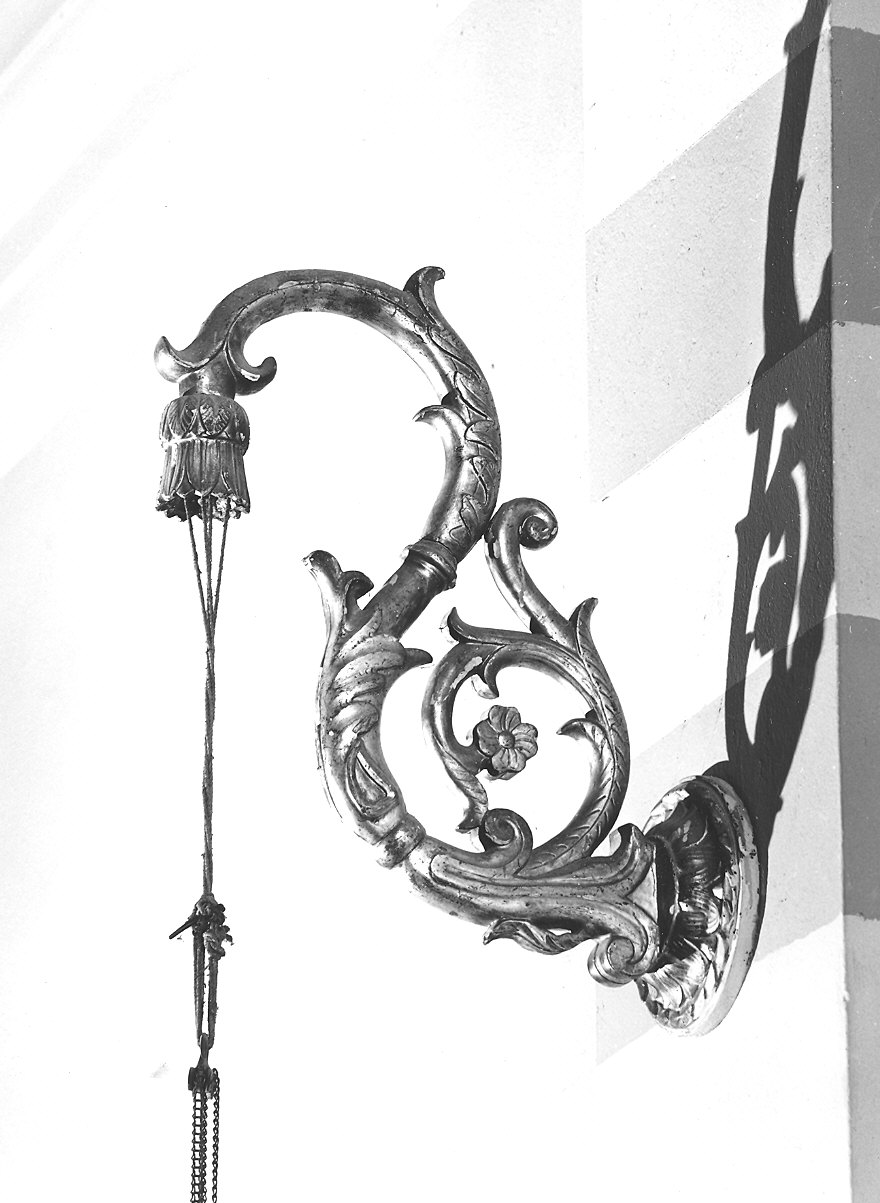 reggilampada a bracci, coppia - ambito piacentino (sec. XIX)