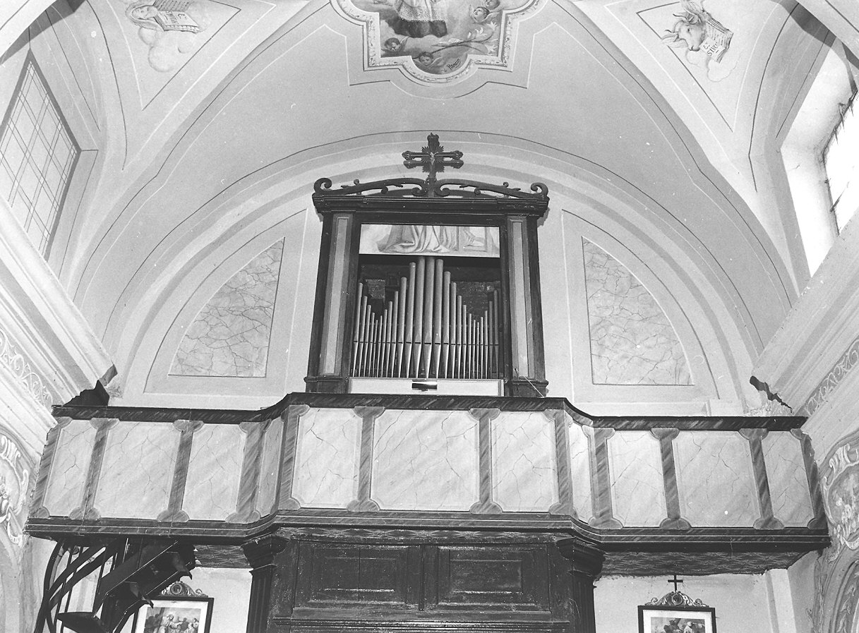 tribuna d'organo, elemento d'insieme di Anceloni (inizio sec. XX)