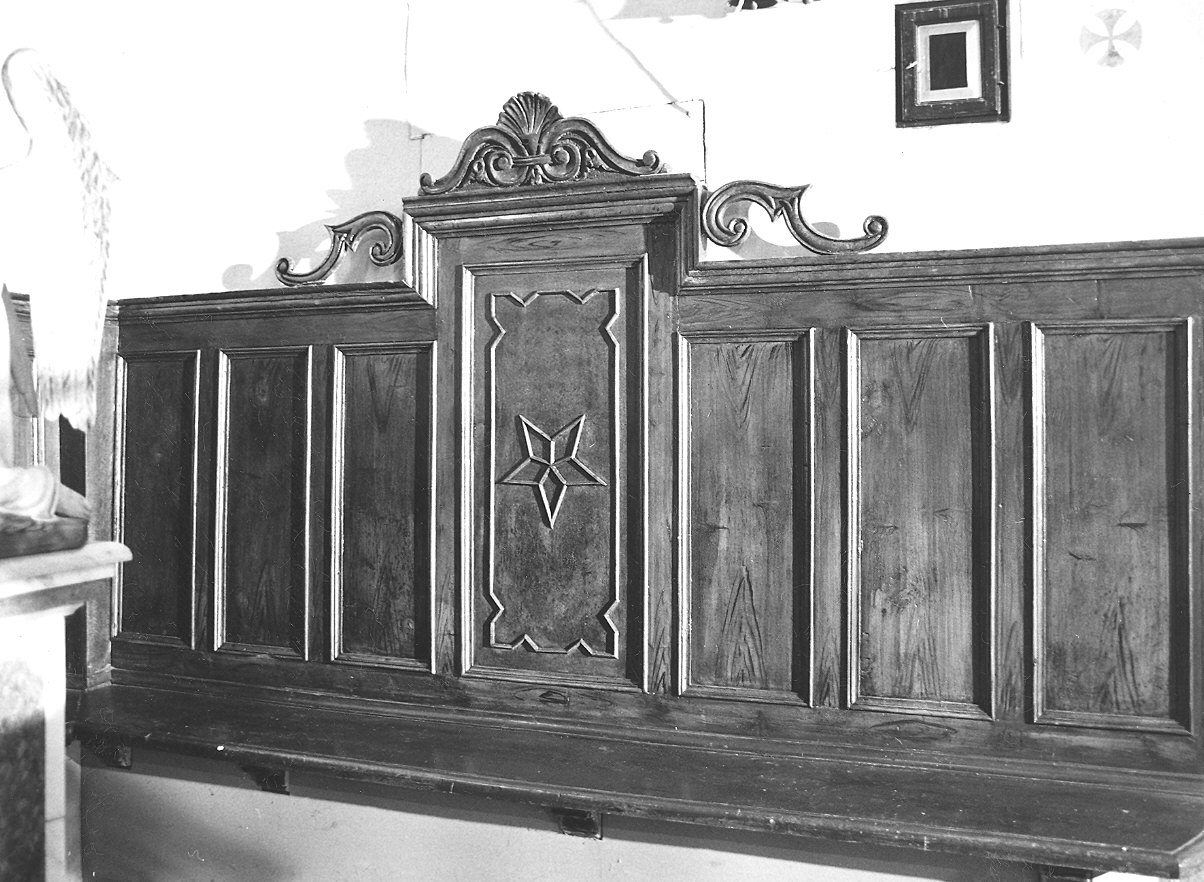 stalli del coro - ambito piacentino (sec. XIX)