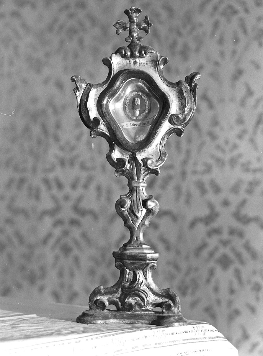 reliquiario - a ostensorio, serie - ambito piacentino (sec. XVIII)