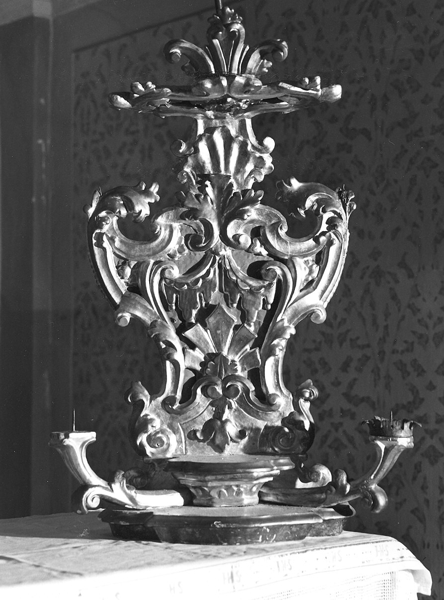 tronetto per esposizione eucaristica - ambito piacentino (inizio sec. XIX)