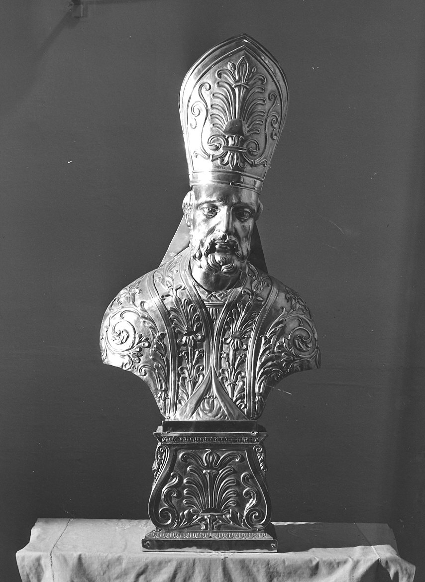 vescovo (busto) - ambito piacentino (seconda metà sec. XVIII)