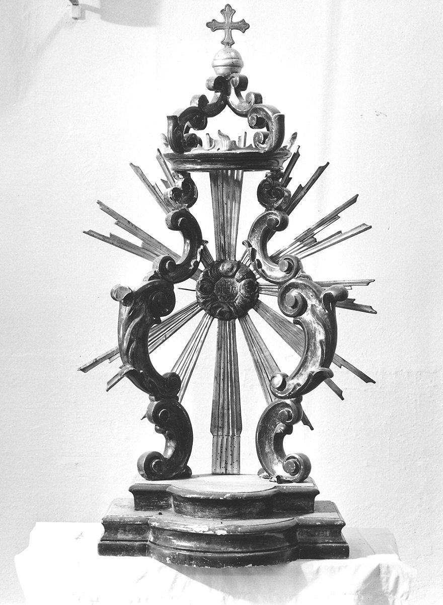 tronetto per esposizione eucaristica - ambito piacentino (metà sec. XVIII)